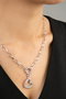 Heliophilia Silver CK9315 Collar de Metal Plateado